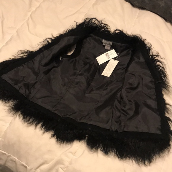 Black Bisou Bisou suede vest - NWT - Picture 2 of 12